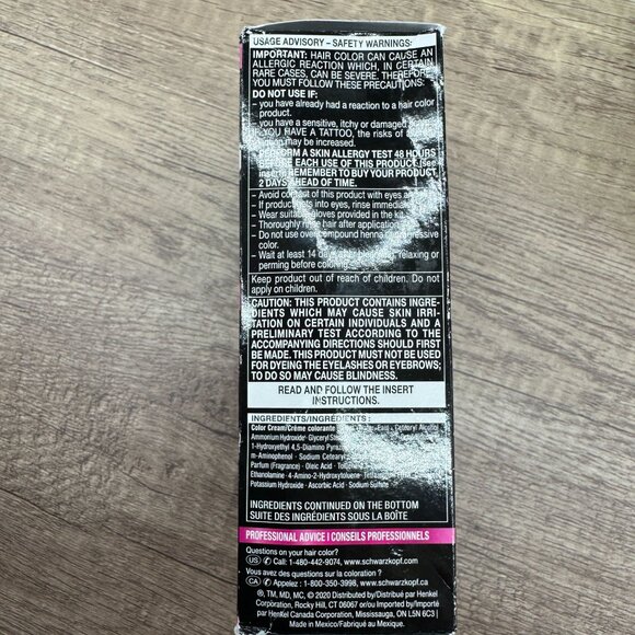 Lot Of 3 Schwarzkopf Hair Coloring 5.22 Ruby Red Color ULTIME - Picture 5 of 13